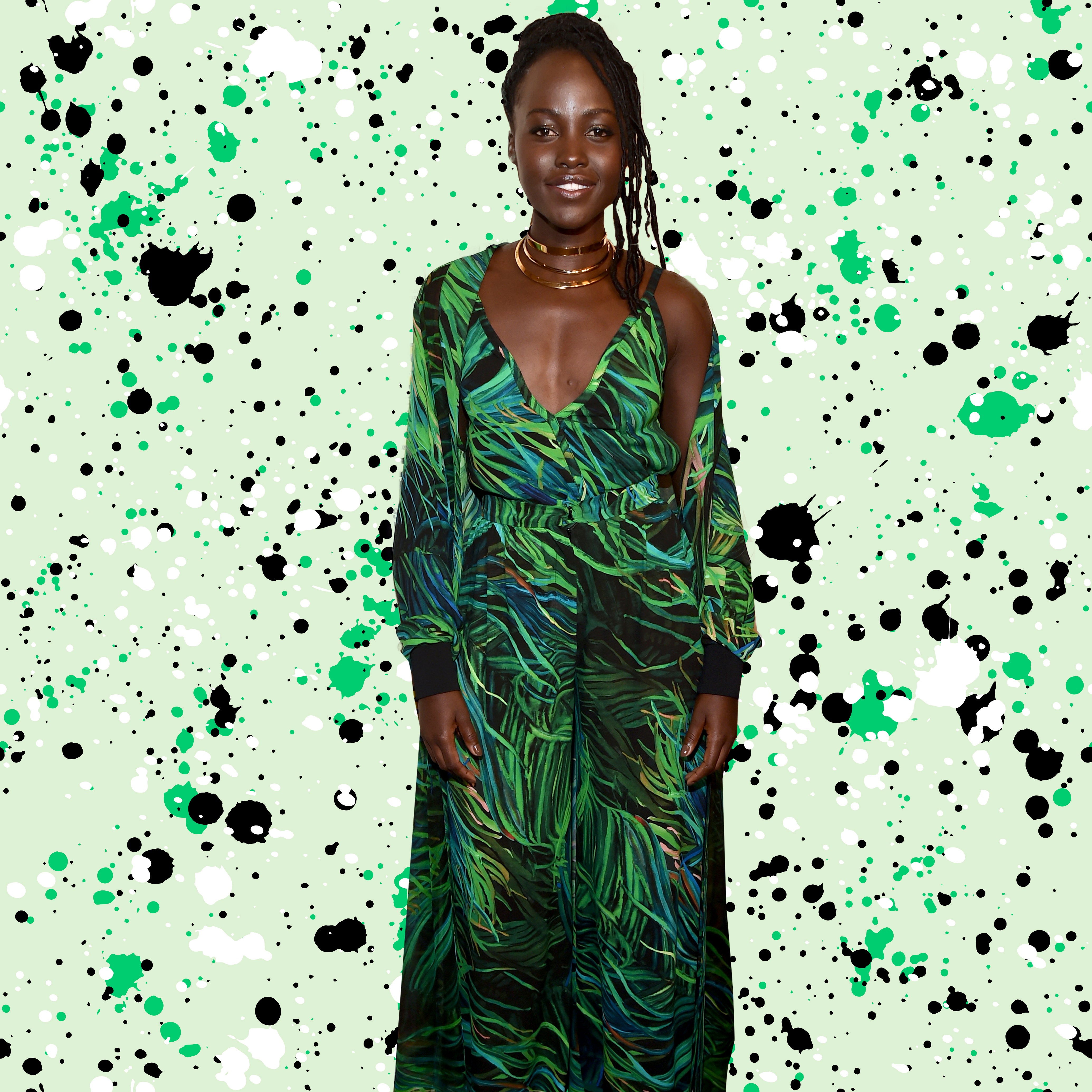 Look of the Day: Lupita Nyong'o Gives us All of the Tropical Feels at Comic-Con
